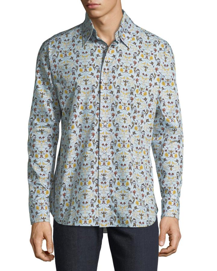 Men's Long-sleeve Printed