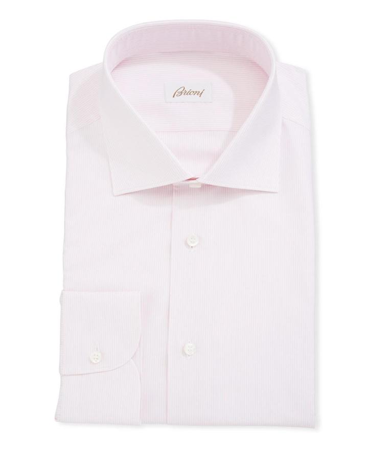 Fine Striped Cotton Dress