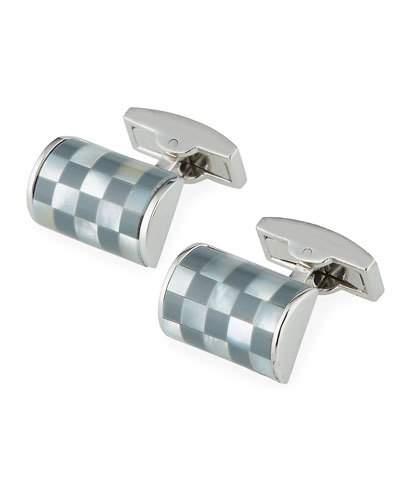 Rectangular Enamel-inset Cuff