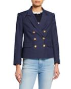 Double Breasted Shrunken Blazer