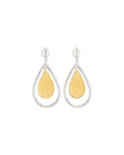 Amulet Pear Geo Drop Earrings