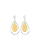 Amulet Pear Geo Drop Earrings