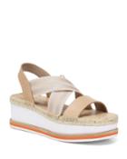 Audrey Comfort Metallic Wedge