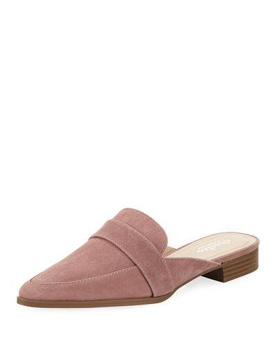 Emma Suede Slide Flat