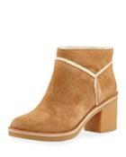 Kasen Soft Suede Ankle Booties