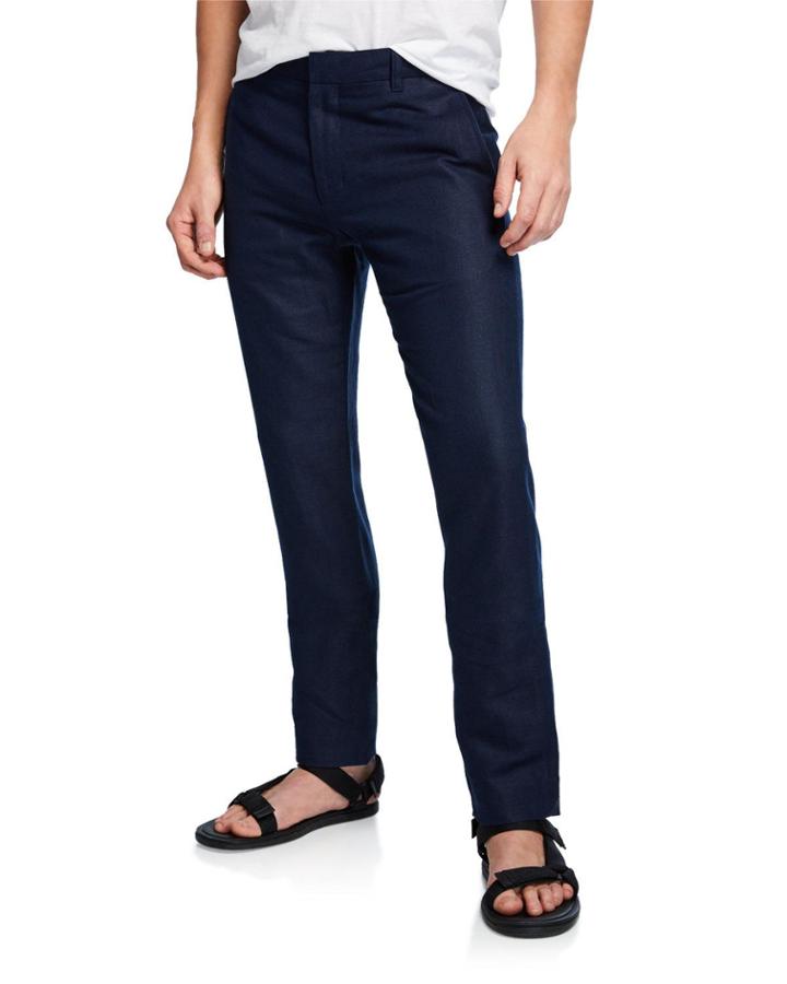 Men's Griffin Linen-blend Chino Pants