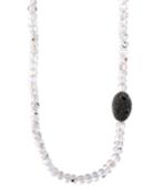 Moonstone & Black Spinel Necklace