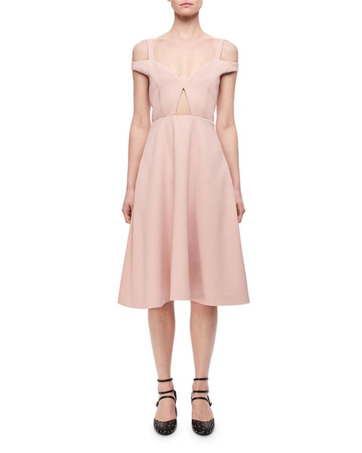 Cold-shoulder Cutout