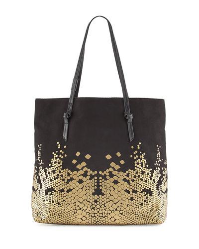 Venus Canvas Metallic Tote Bag