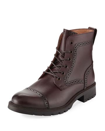 Chris Leather Combat Boot