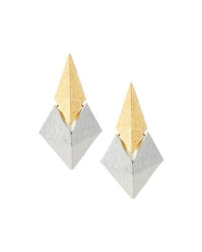 Battle Two-tone Earrings