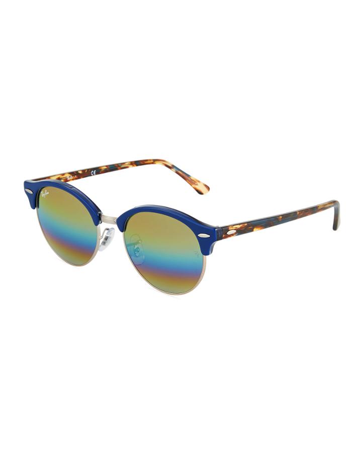 Round Mirrored Clubmaster&reg;