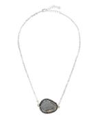 Luxe Sunstone-hue Pendant Necklace,