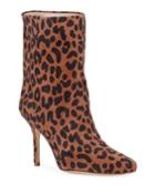 Ebb Leopard-print Booties
