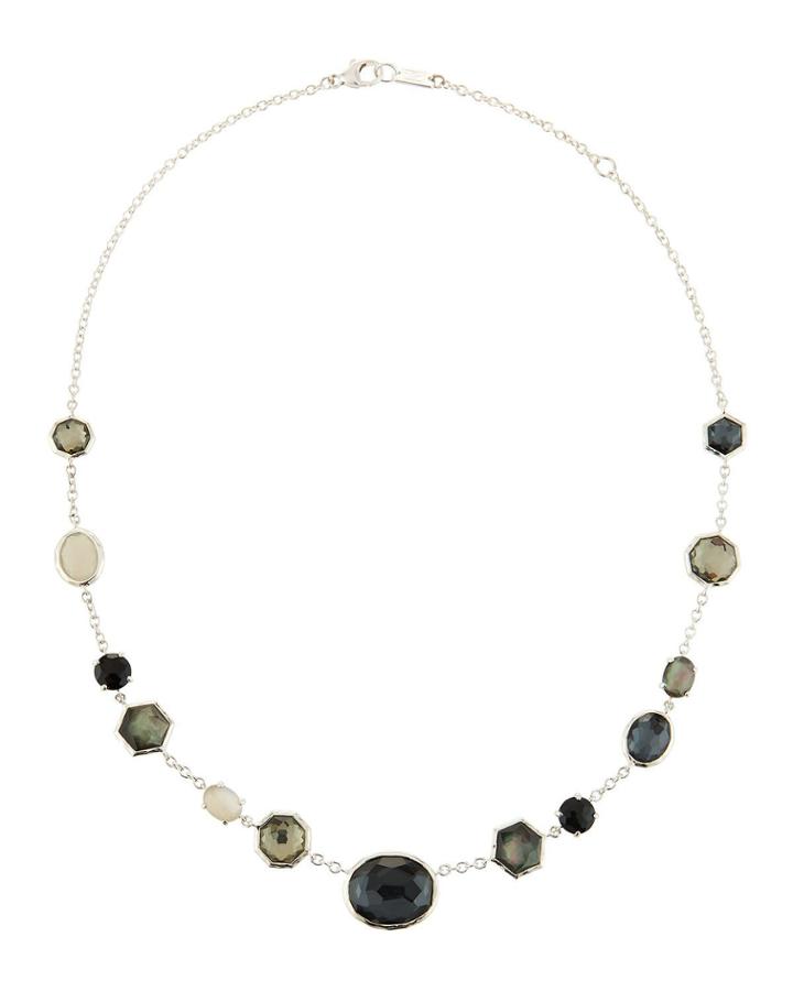 Rock Candy&reg; Silver Necklace In Black Tie