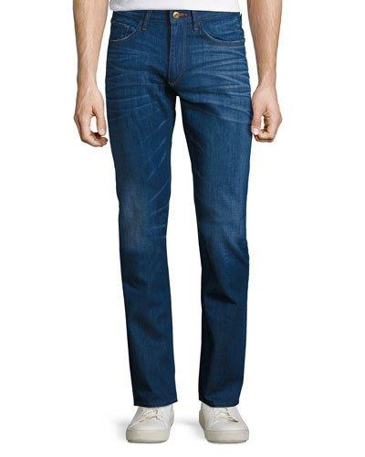 Hudson Cotton Dark-wash Jeans, Indigo