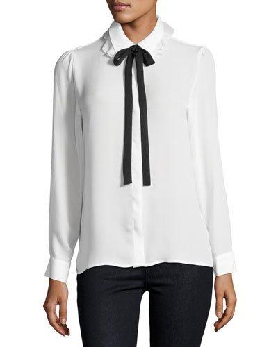 Long-sleeve Double-collar