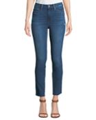 Margot Straight-leg Ankle Jeans With Raw Hem