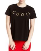Cool Faux-pearl Embellished T-shirt