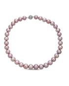 14k White Gold Pastel Colors Of Pink Kasumiga Pearl Necklace,