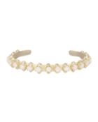 Kendra Scott Raegan Bangle Bracelet, Iridescent White, Women's, Iridscnt W