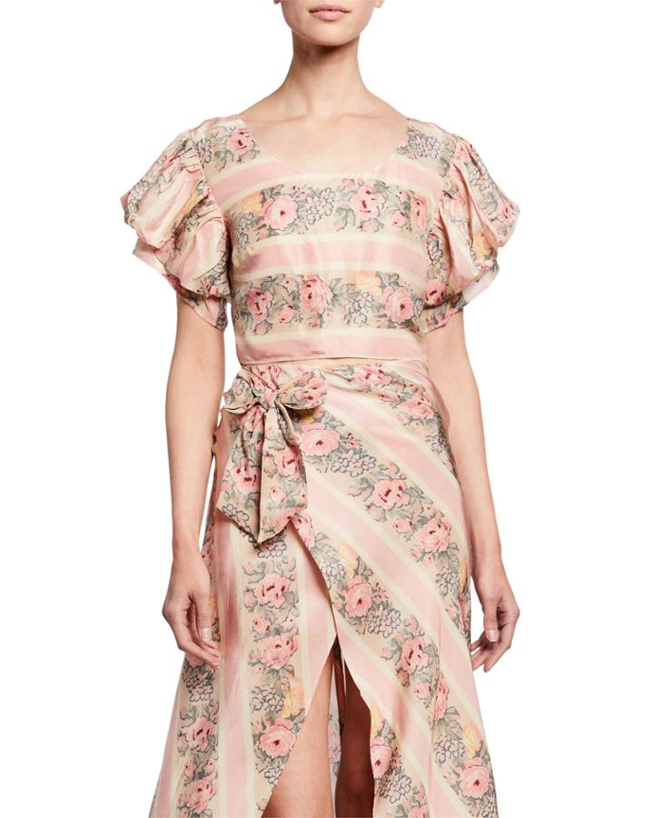 Christine Cropped Floral