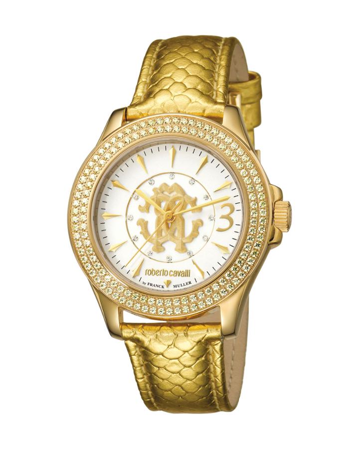 Crystal Watch W/ Leather