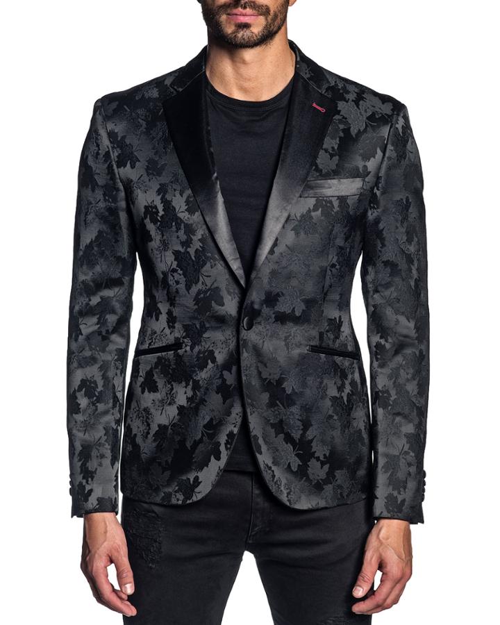 Men's Leaf Jacquard