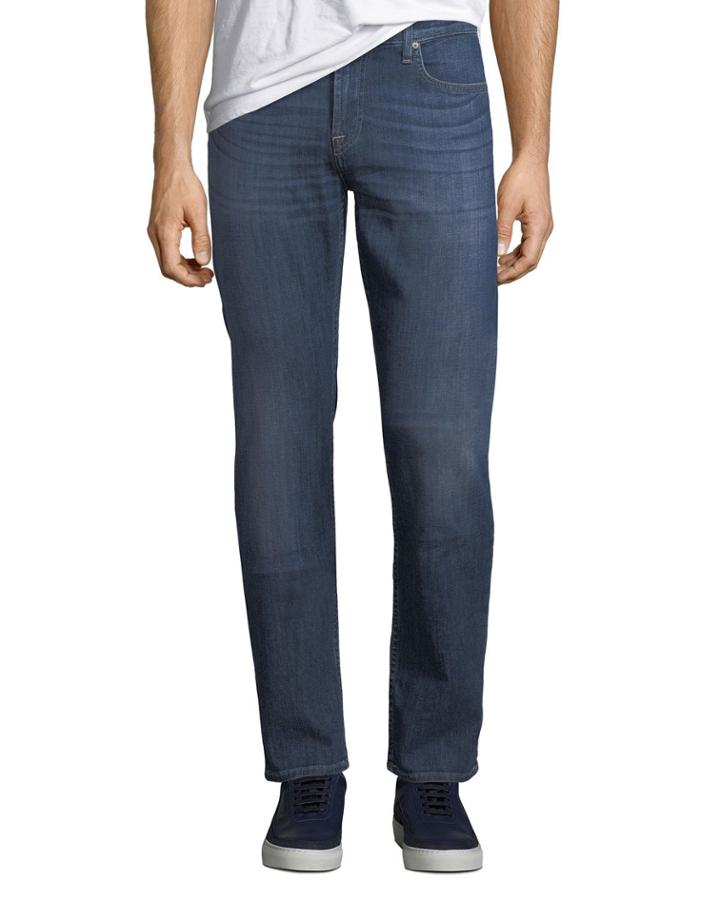Slimmy Straight-leg Jeansslim Blue Jeans