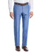 Cotton/linen Slub Trouser Pants