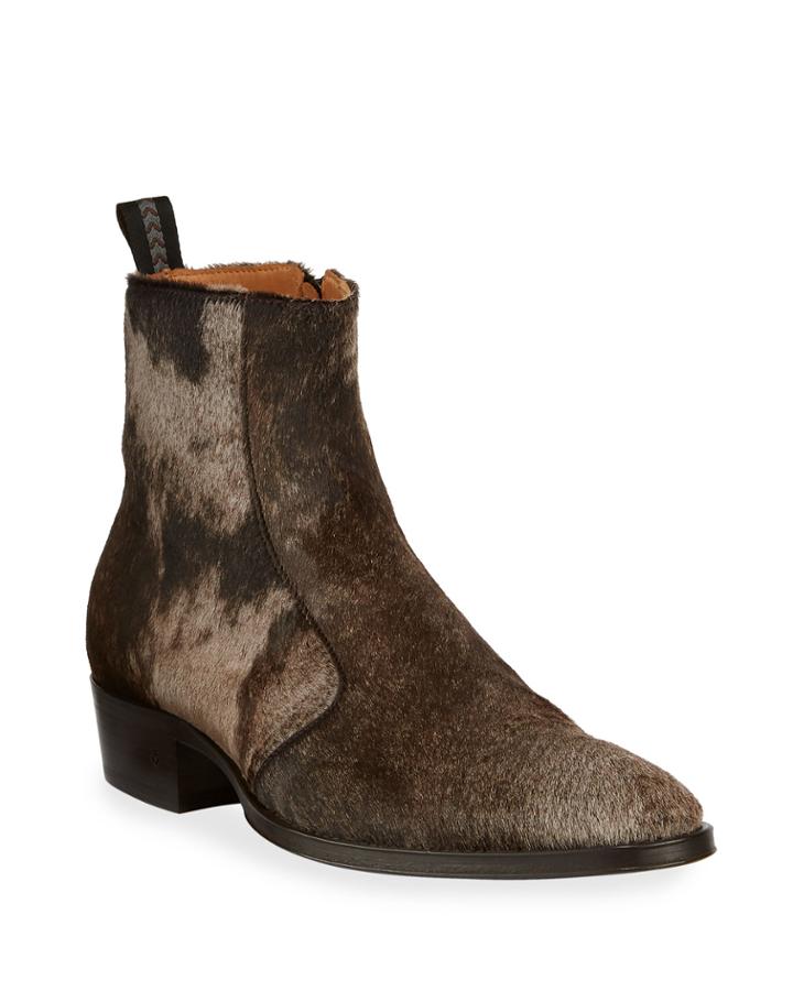 Men's Ludlow Vintage Calf Hair Ankle Boots
