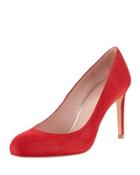 Tune High Suede Pump, Red