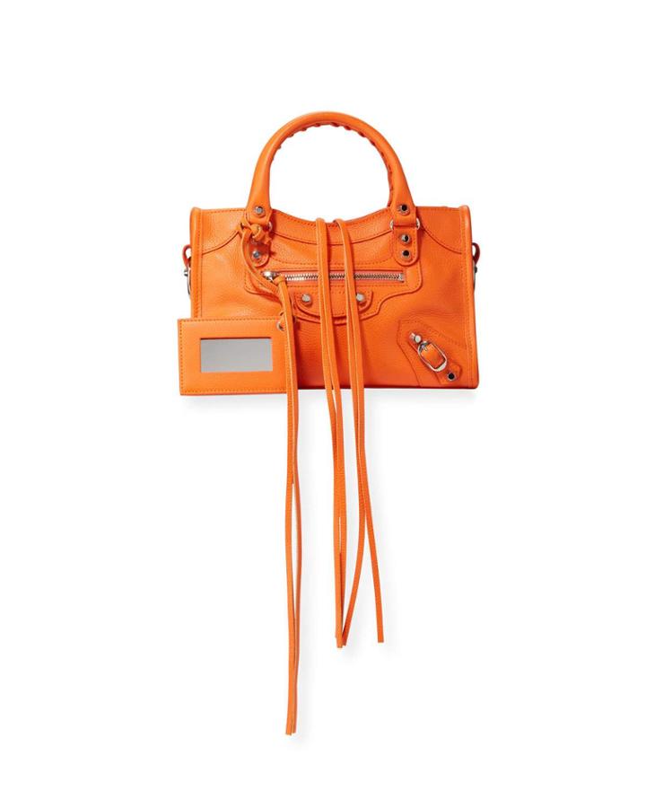 Classic City Leather Tote Bag