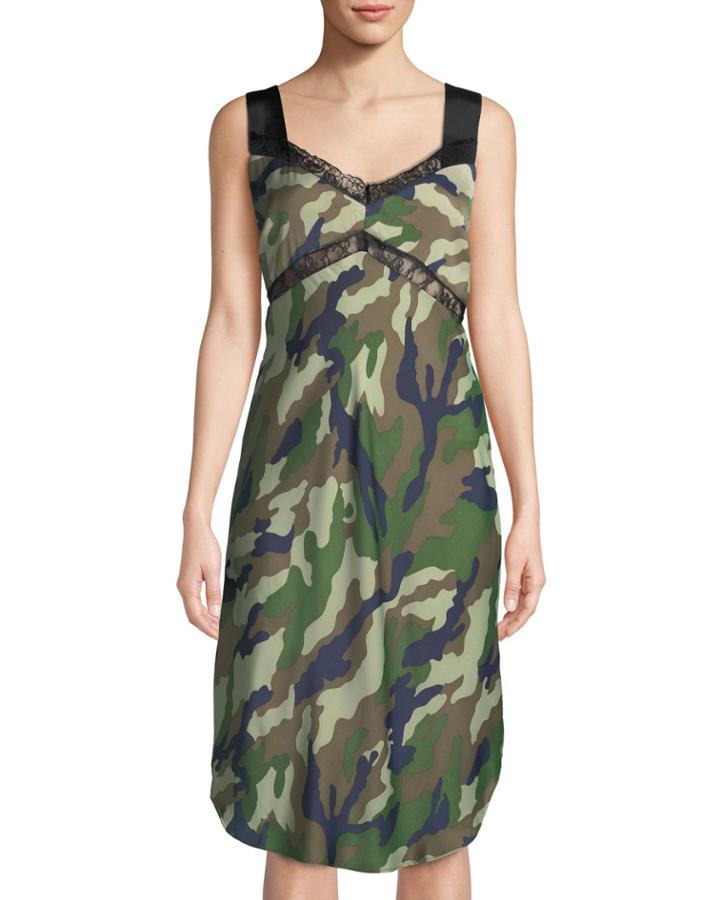 Camo Charmeuse