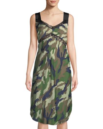 Camo Charmeuse