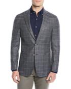 Men's Crown Soft Plaid Blazer Jacket
