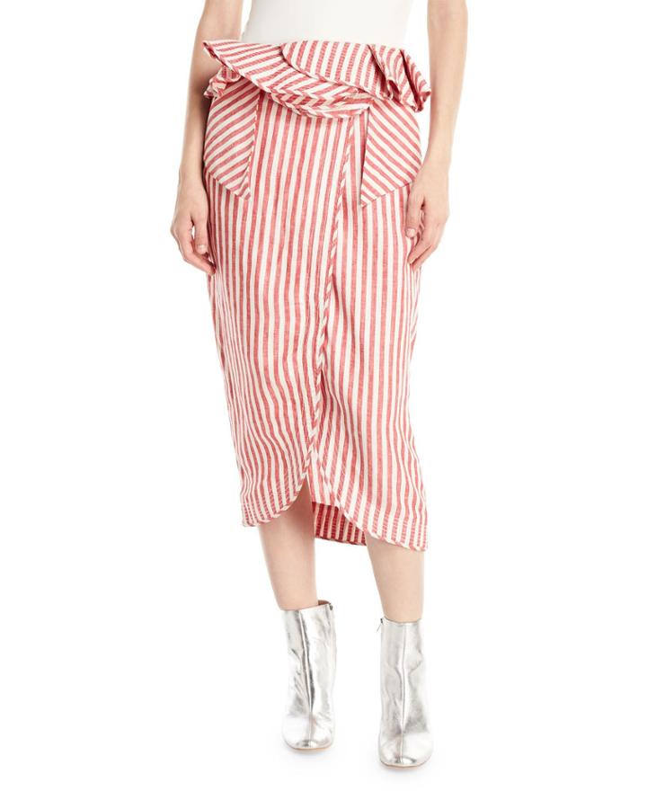 Mil Rayas Striped Peplum