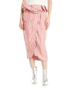 Mil Rayas Striped Peplum