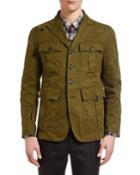 Men's Distressed Chino Field Jacket