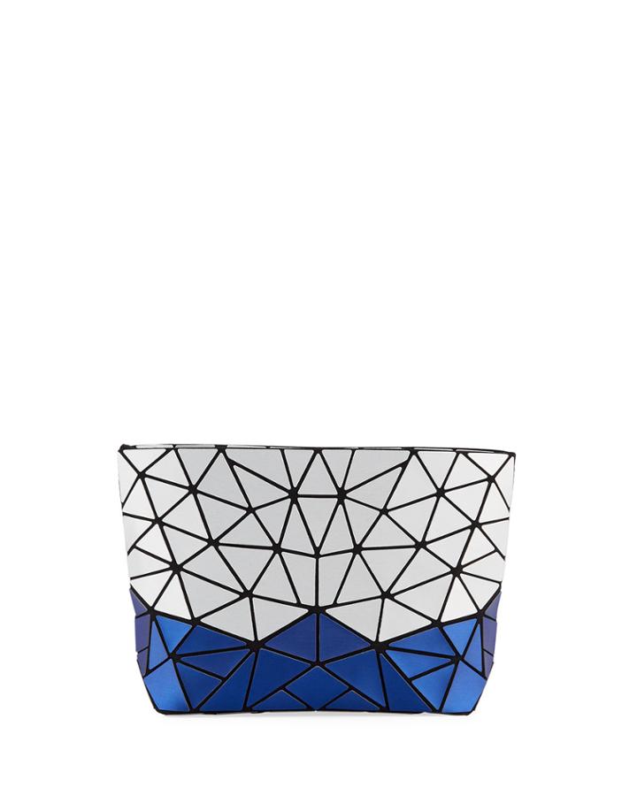 Two-toned Geometric Clutch Bag