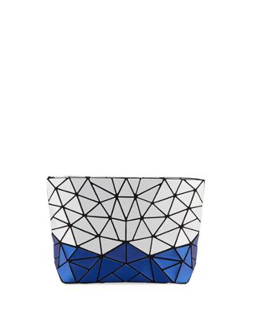 Two-toned Geometric Clutch Bag