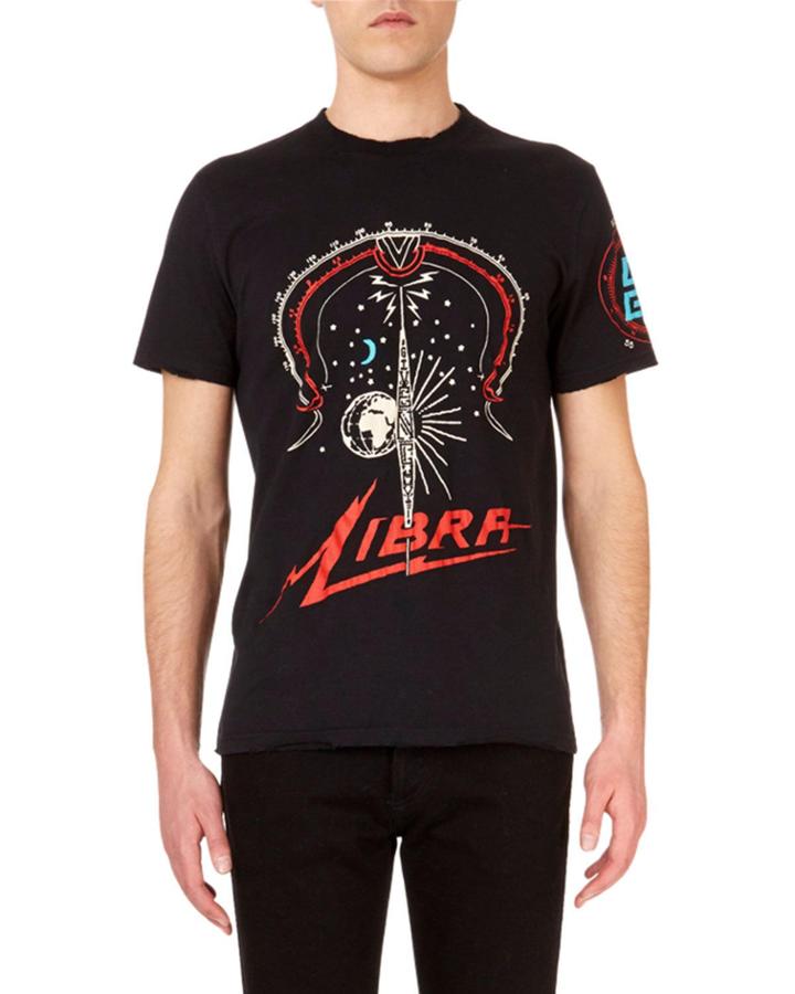 Libra Graphic Crewneck Short-sleeve T-shirt