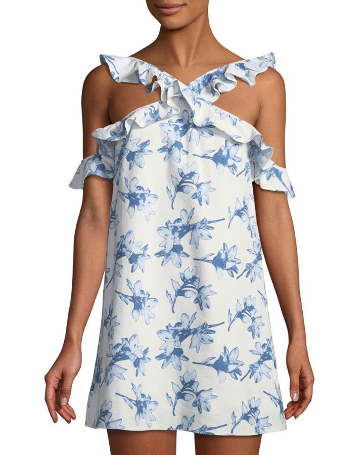 Halter-neck Cold-shoulder
