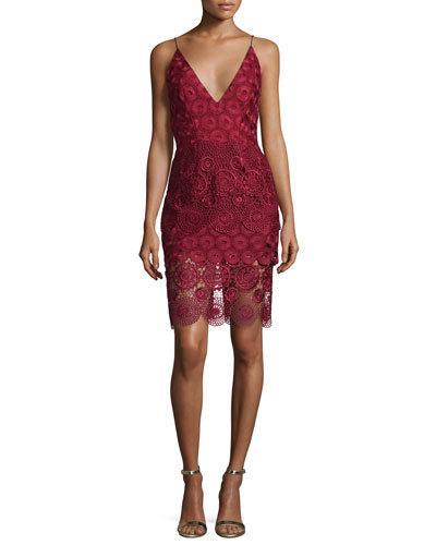 Mixed-lace Sleeveless