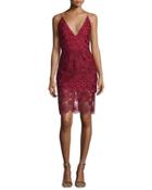 Mixed-lace Sleeveless