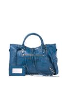 Classic City Crocodile-embossed