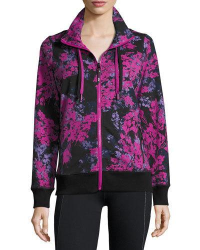 Floral-print Track Jacket