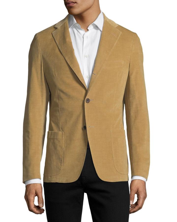 Corduroy Three-button