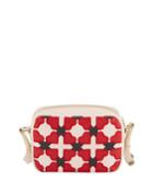Heart Embroidered Faux-leather