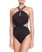 Garden Party Strappy-back One-piece